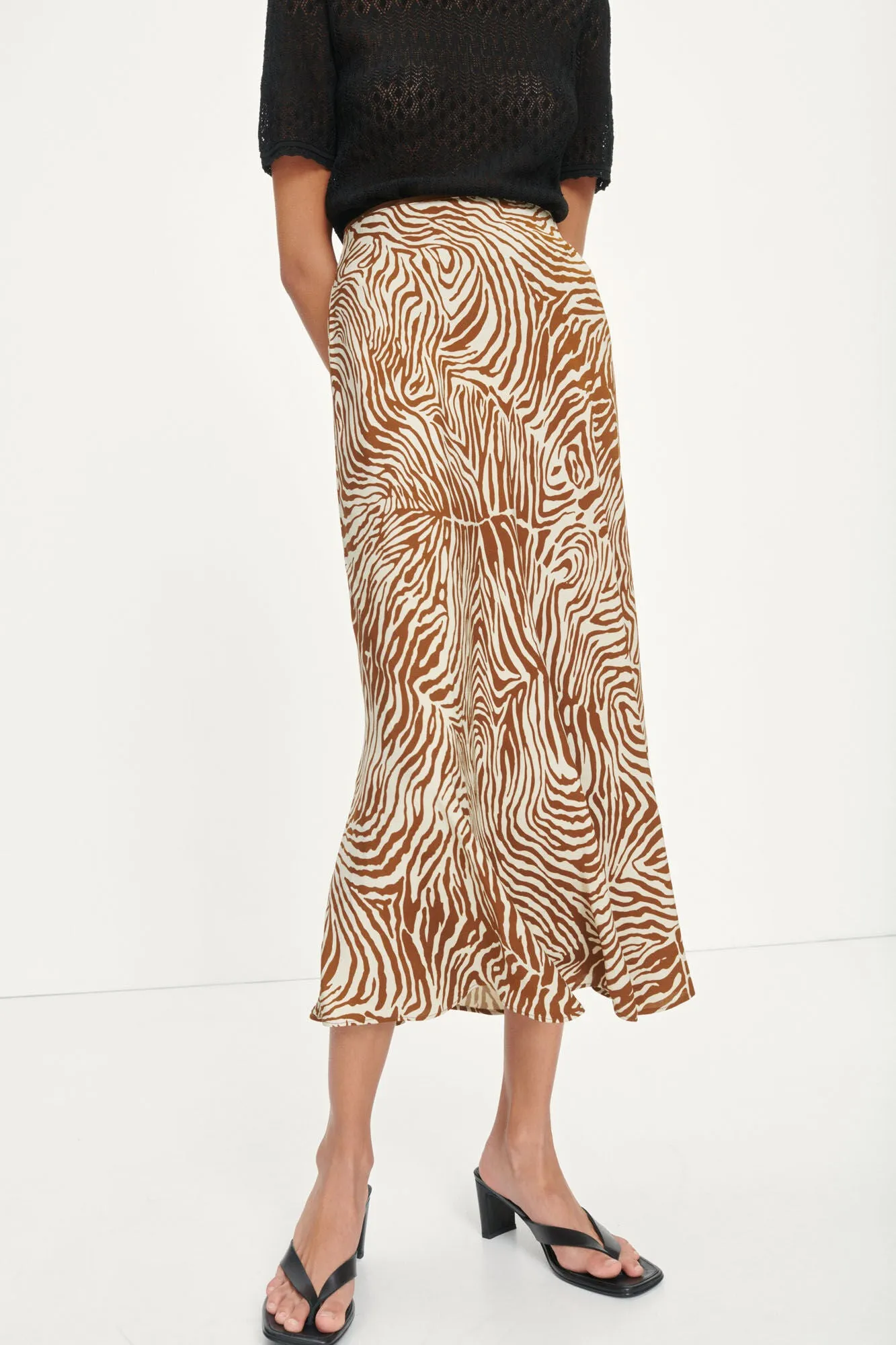 Alsop Skirt Aop - Mountain Zebra