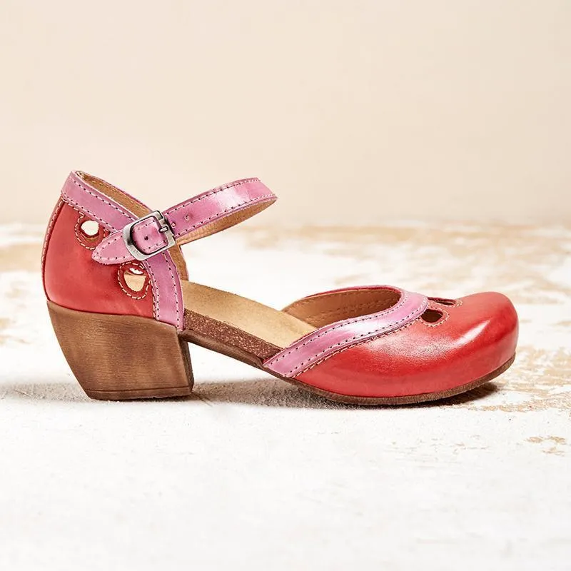 Amalia™ | Orthopedic sandals with low heel