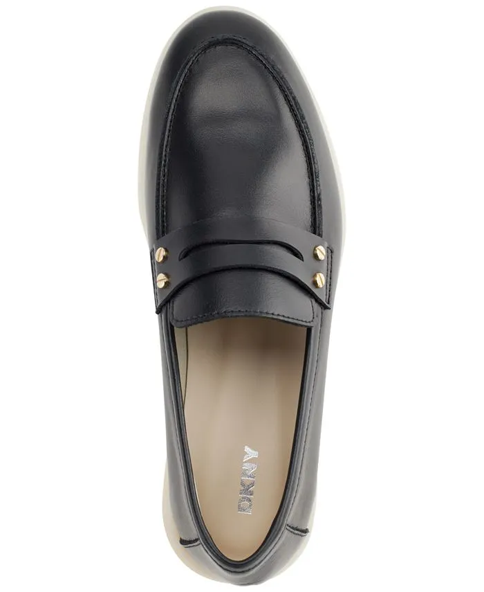 DKNY Women's Leanna Slip-On Penny Loafer Flats