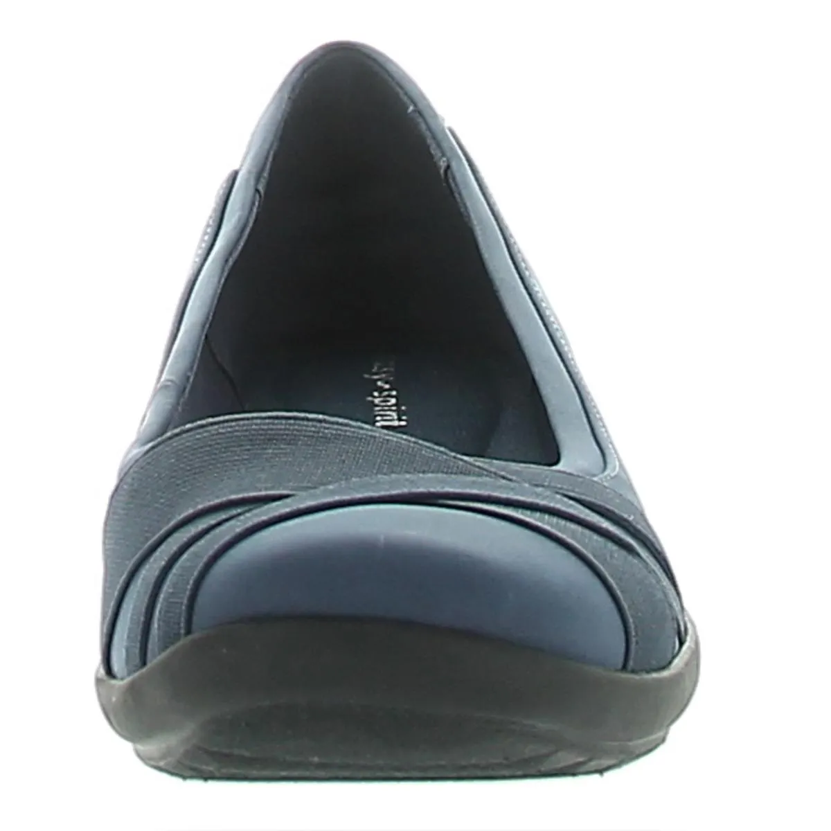 Easy Spirit Womens Acasia 3 Solid Slip On Ballet Flats