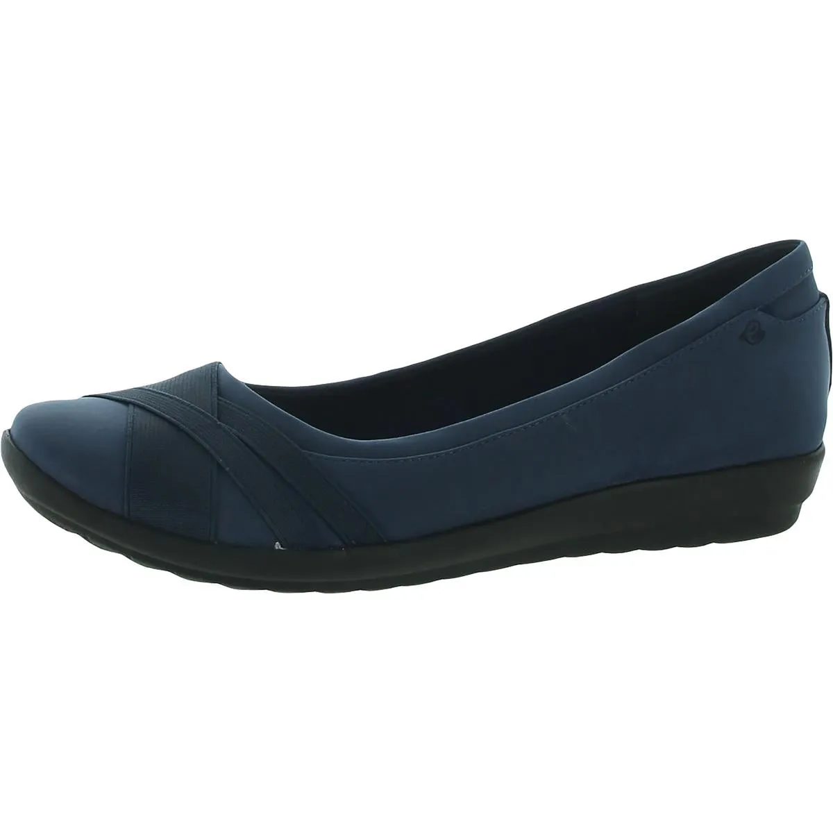 Easy Spirit Womens Acasia 3 Solid Slip On Ballet Flats