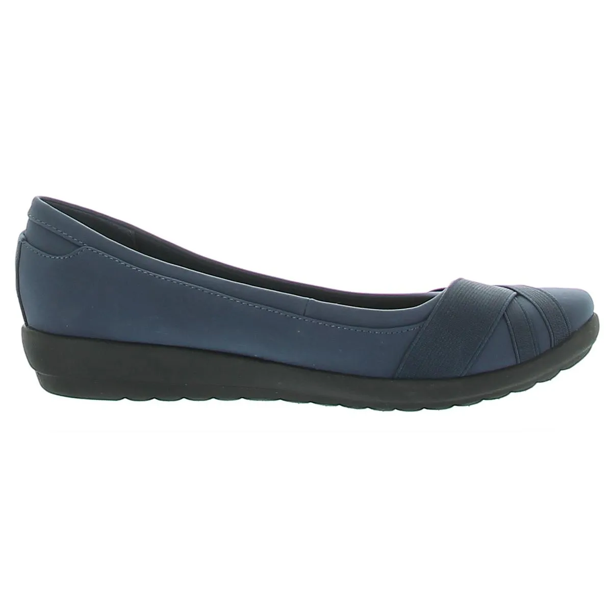 Easy Spirit Womens Acasia 3 Solid Slip On Ballet Flats