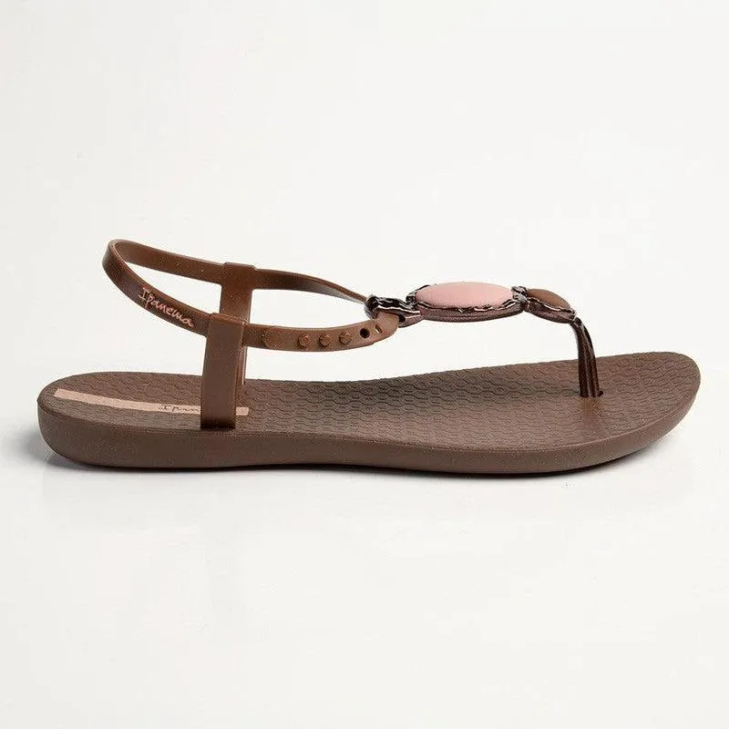 Ipanema Oval Trim Thong Sandals - Brown