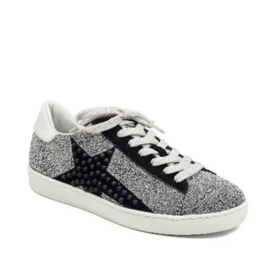 Lola Cruz Women's Deportivo Negro Low Top Sneakers - Grey Black