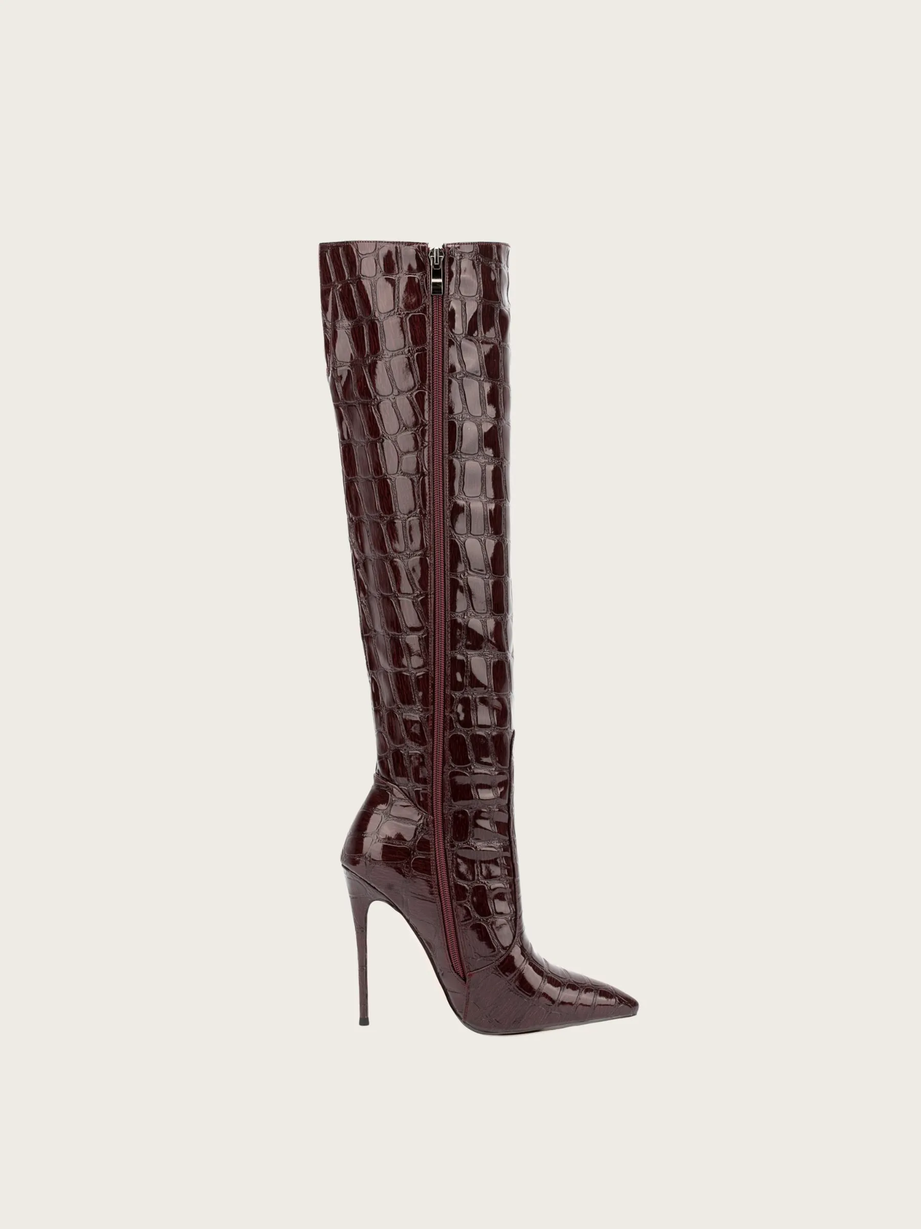 Marina Leather Stiletto Boots