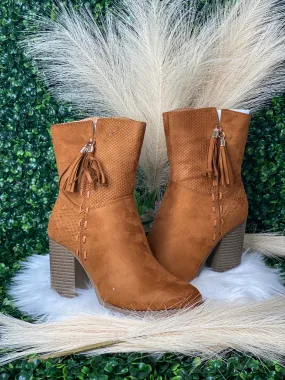 My Go To Tassel Camel Fringe Boots