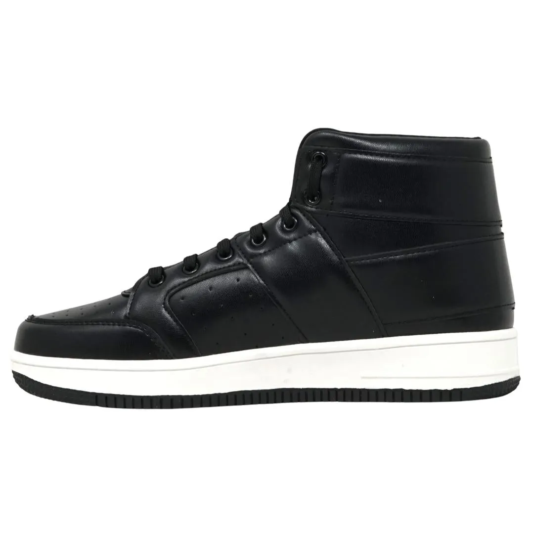 Plein Sport Hi-Top Bold Brand Black Sneakers