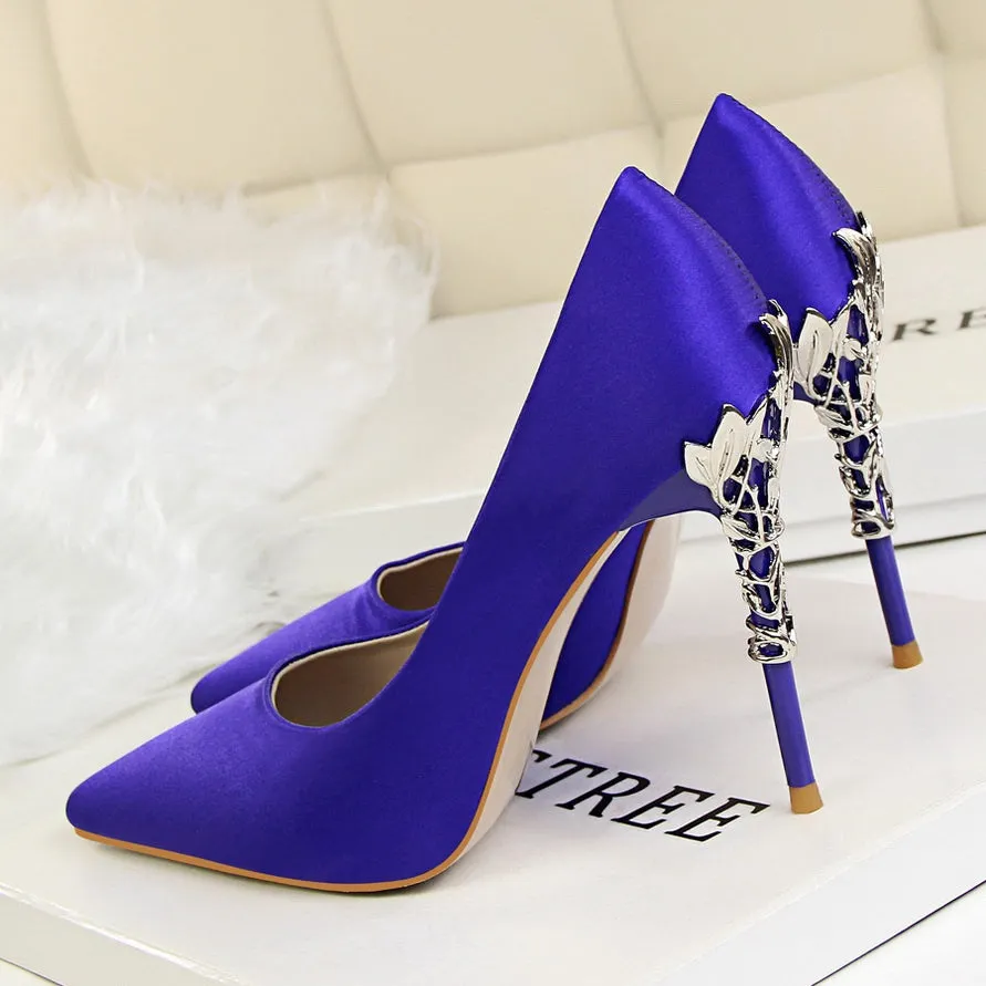 Thin Heel High Heels Pointed Toe Ladies Shoes