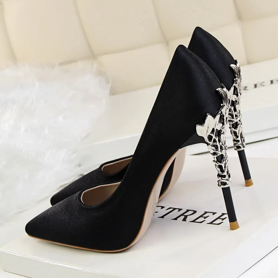 Thin Heel High Heels Pointed Toe Ladies Shoes