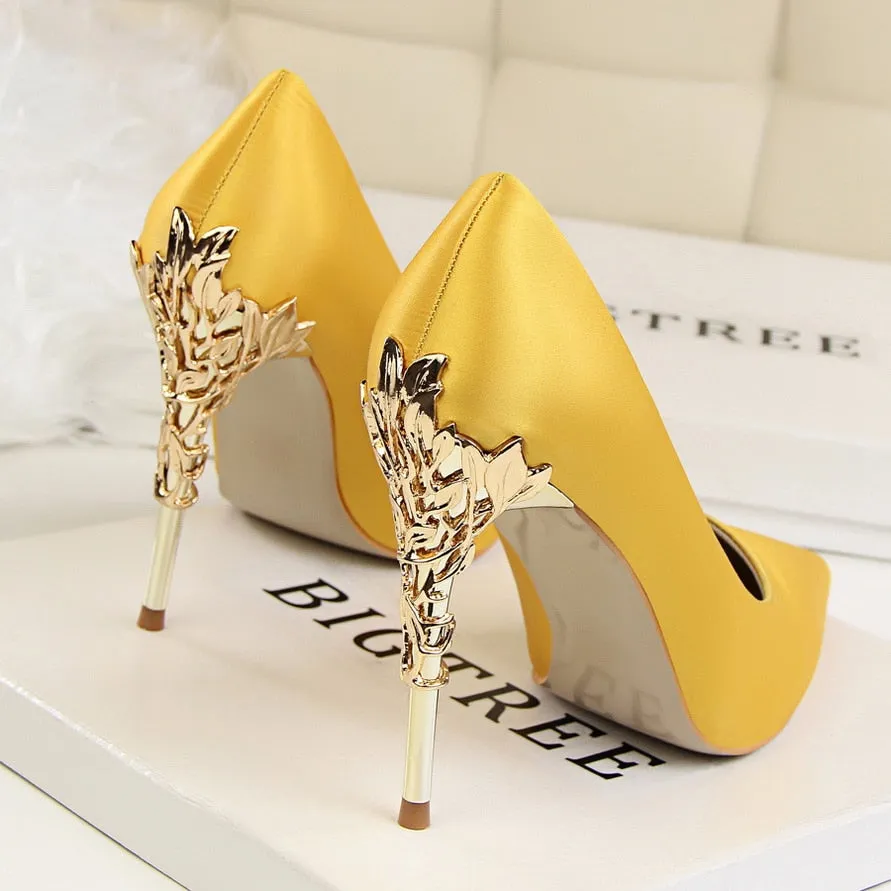 Thin Heel High Heels Pointed Toe Ladies Shoes