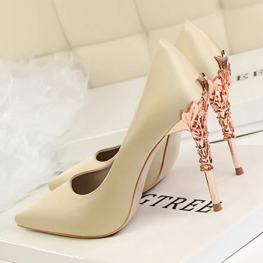 Thin Heel High Heels Pointed Toe Ladies Shoes