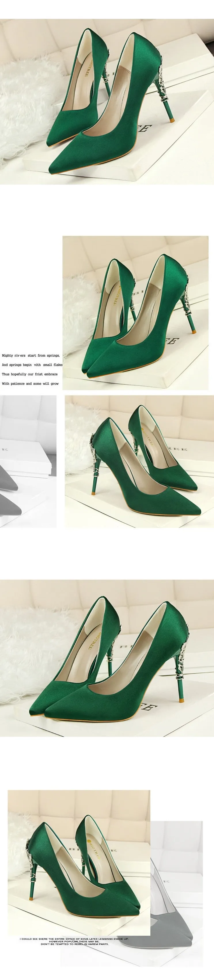 Thin Heel High Heels Pointed Toe Ladies Shoes