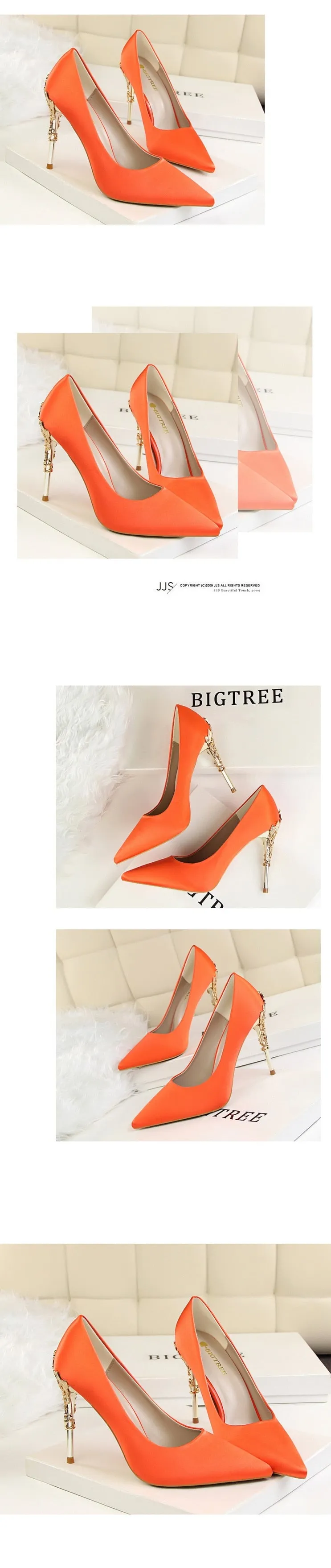 Thin Heel High Heels Pointed Toe Ladies Shoes