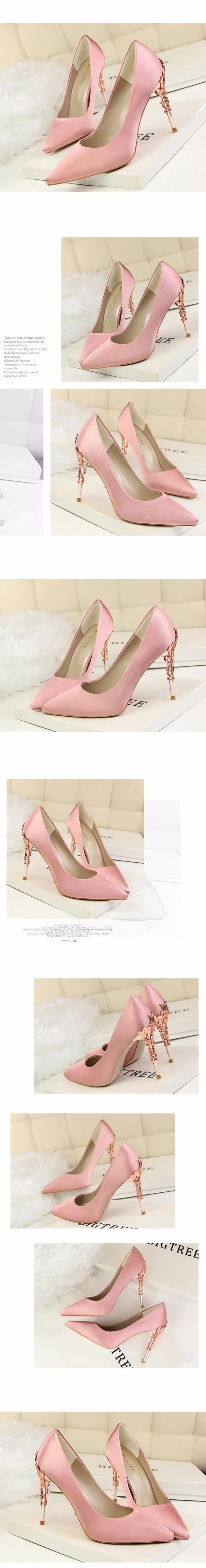 Thin Heel High Heels Pointed Toe Ladies Shoes