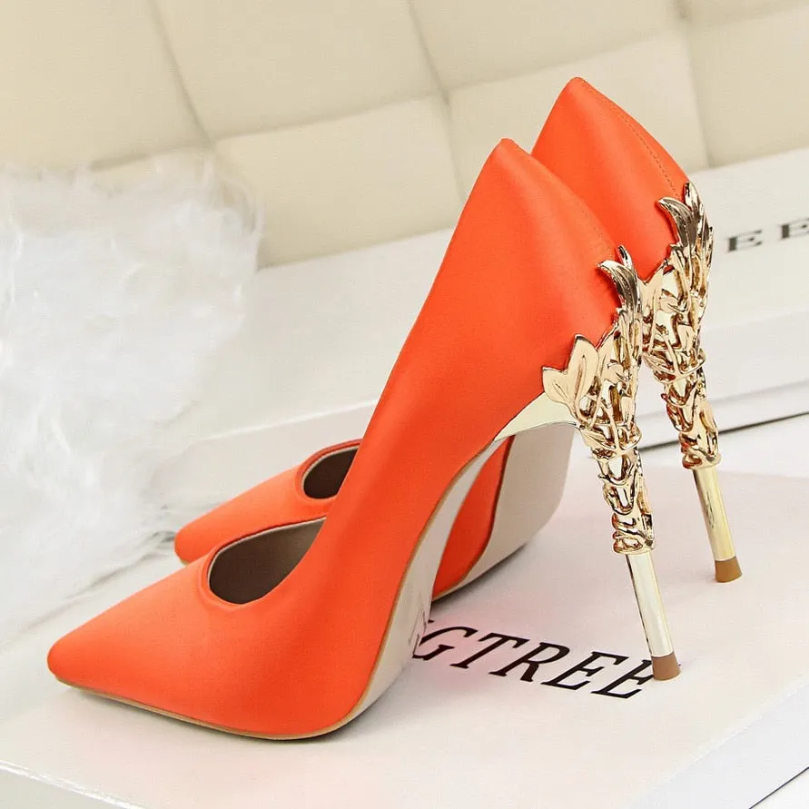 Thin Heel High Heels Pointed Toe Ladies Shoes