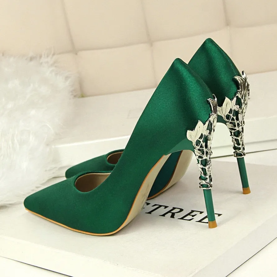 Thin Heel High Heels Pointed Toe Ladies Shoes