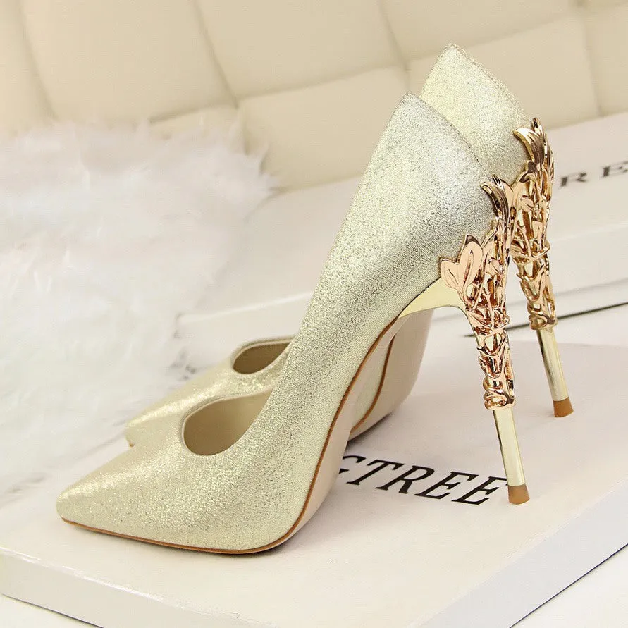 Thin Heel High Heels Pointed Toe Ladies Shoes